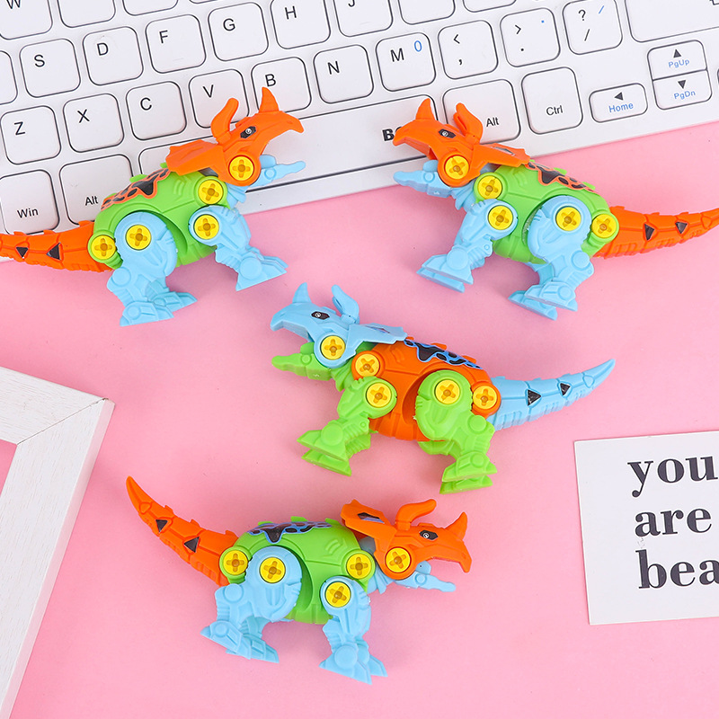 Children's educational toys: Screw Screwing DIY Disassembly and assembly Dinosaur Boy Intelligence brain-stimulating assembly set, detachable by hand Application Scenario