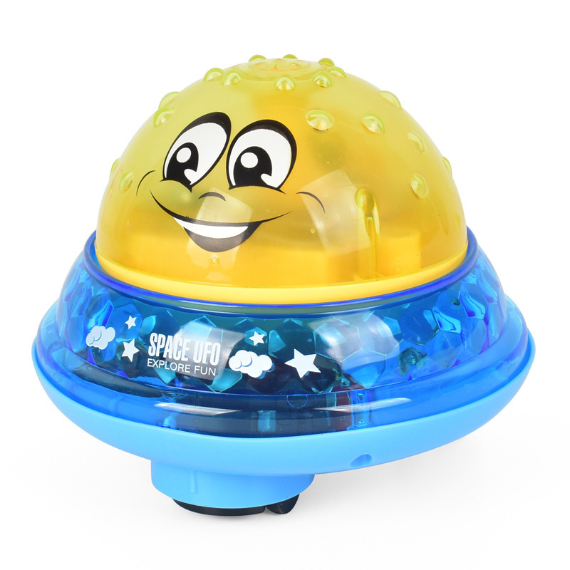 Children's dinosaur-sensing water spray ball, electric light for bathing, baby water sprinkling, charging whale, bathroom water play toys Application Scenario