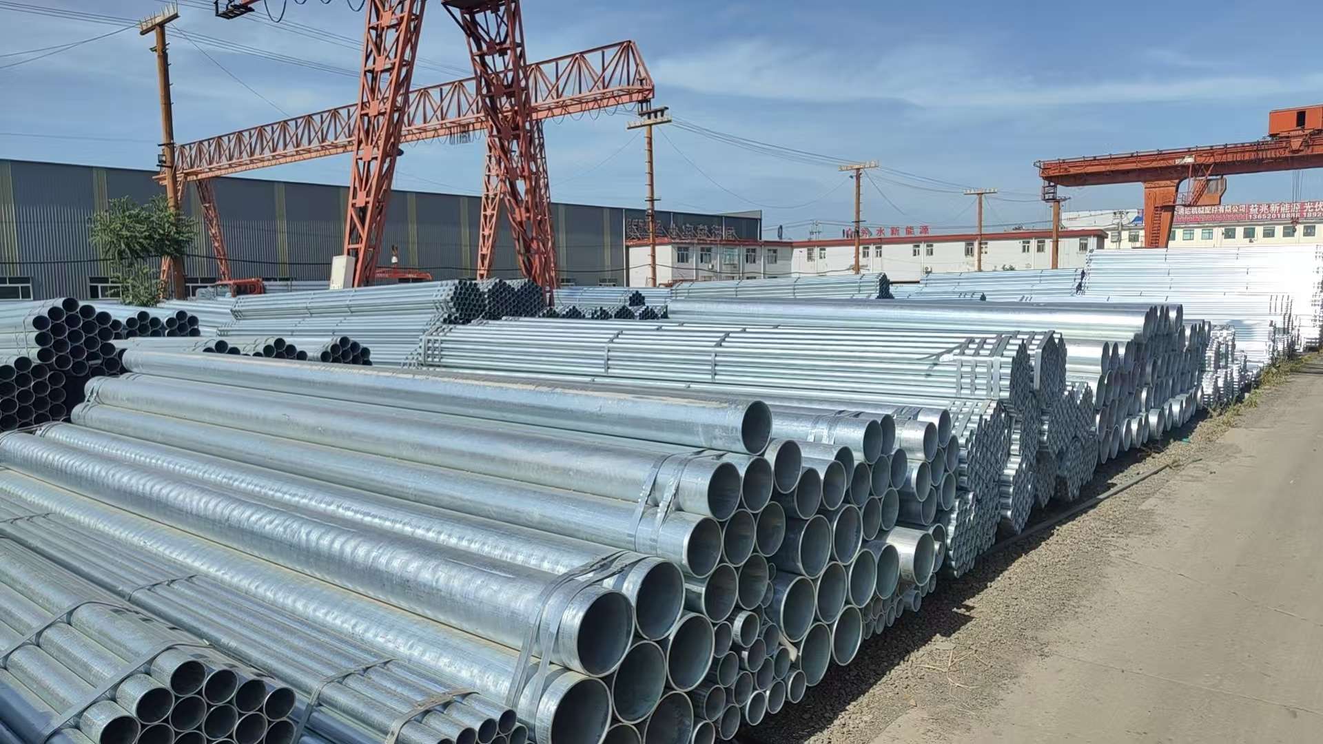 工厂直销钢管镀锌管无缝管热镀锌冷镀锌方管方钢圆钢钢板大口径圆管产品图