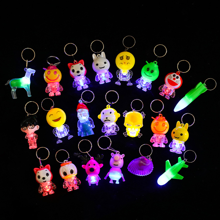 Illuminated small gifts, cartoon with led lights, illuminated keychains, bags, pendants, wechat business ground promotion small gifts and giveaways details Picture
