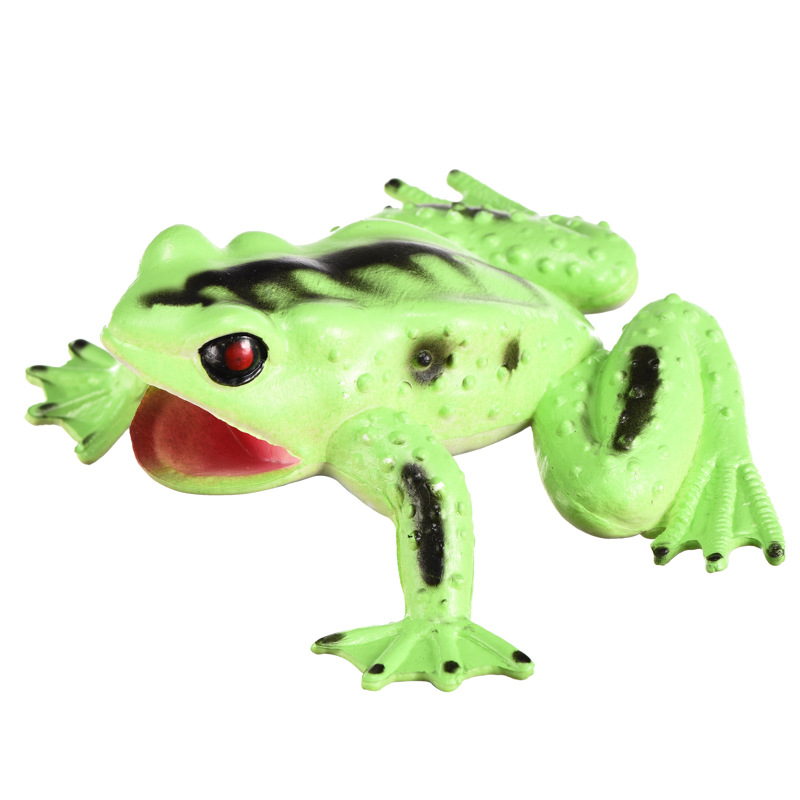 Simulation model toy frog soft rubber that can make sounds, in stock, learning, cognitive and creative children's toys, one-piece consignment Item Picture