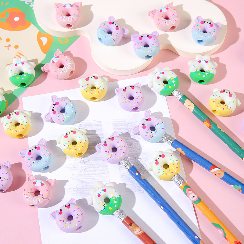 Donut eraser, cute cartoon design, kindergarten, small gifts, prizes, stationery wholesale details Picture