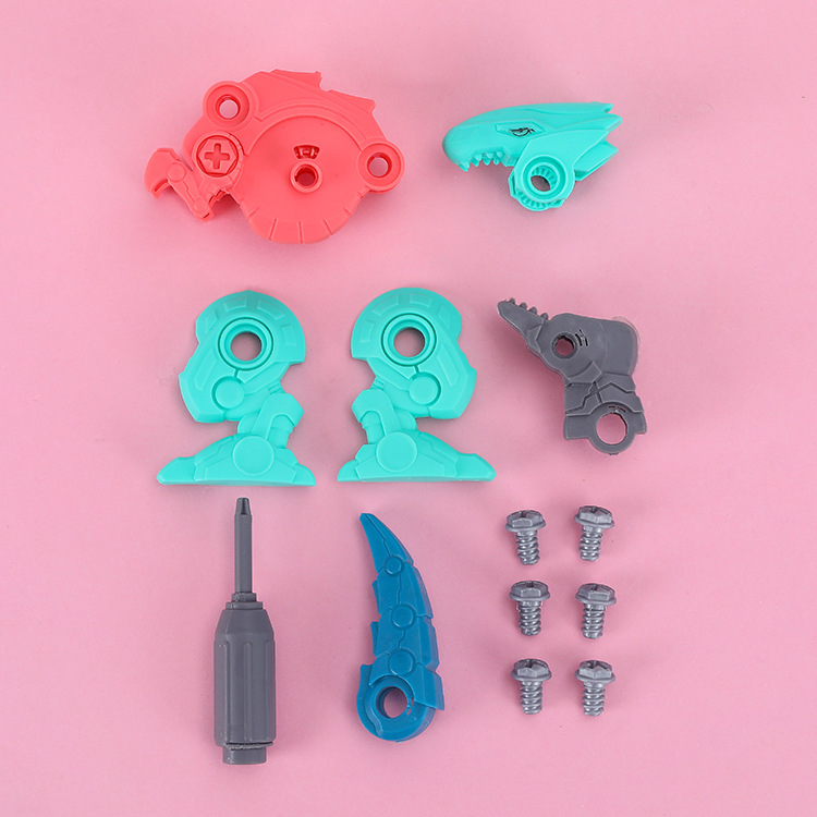 DIY educational dinosaur toys that can be assembled by screwing, children's gifts, small toys, gifts, wholesale from street stalls Application Scenario