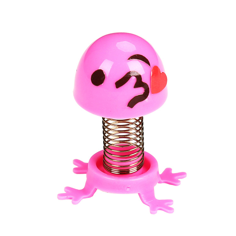 Creative desktop educational parent-child toys mini assembly Spring figure cartoon expression figurine Gashapon wechat business scan code Item Picture