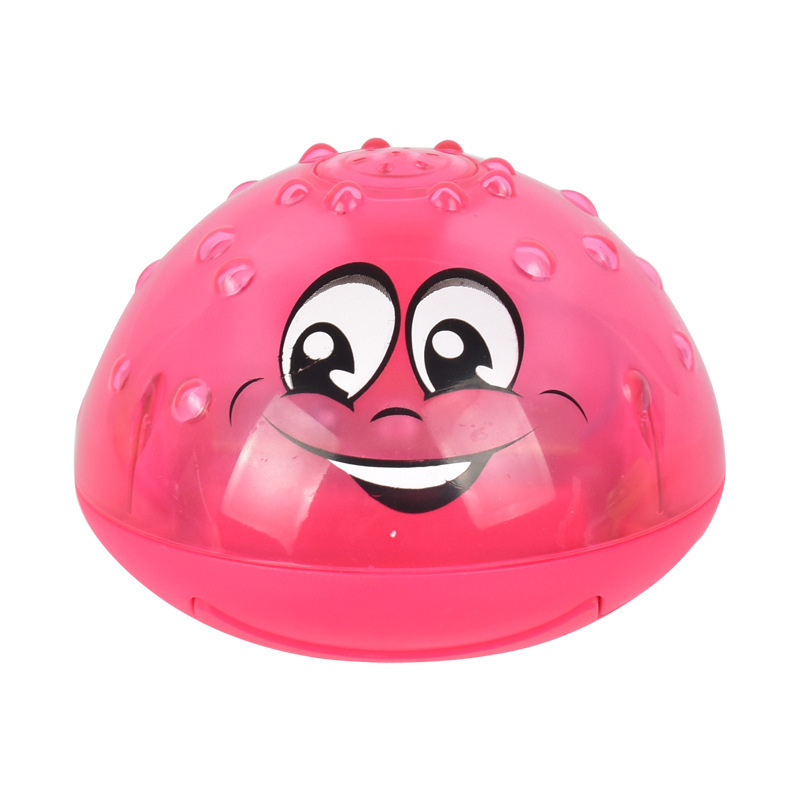 Children's dinosaur-sensing water spray ball, electric light for bathing, baby water sprinkling, charging whale, bathroom water play toys details Picture