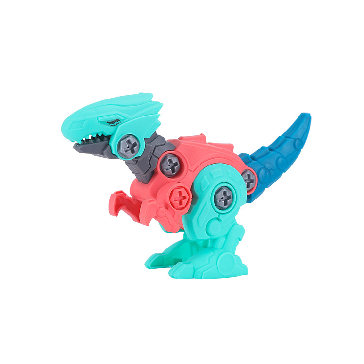 DIY educational dinosaur toys that can be assembled by screwing, children's gifts, small toys, gifts, wholesale from street stalls Item Picture
