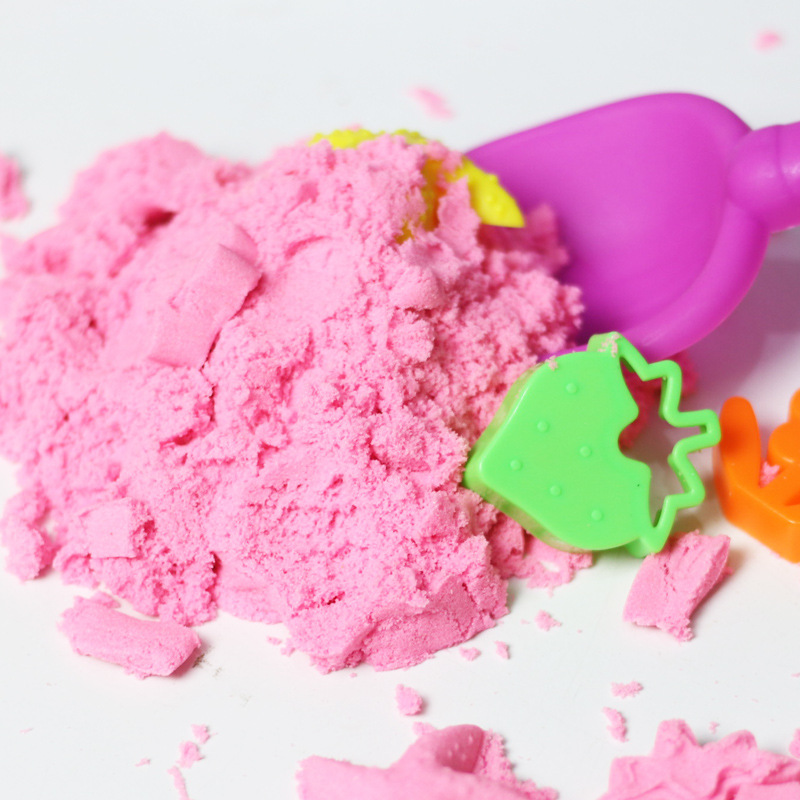 Source factory Children's diy clay space toys Sand set, four-color sand and clay set, plasticine Application Scenario