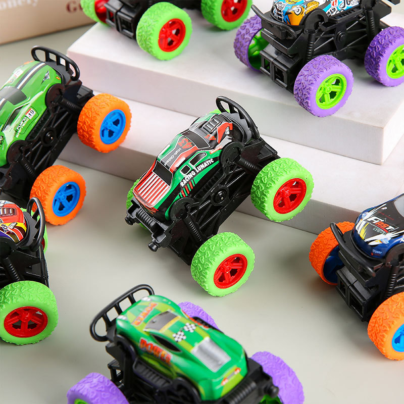 Children's toys, four-wheel drive inertial stunt off-road vehicles, boys' toy cars, alloy car models, street toy wholesale Specification drawing