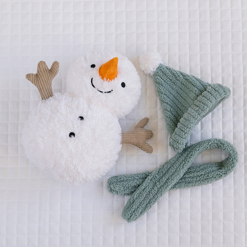 Cross-border Love Sami snowman plush toys, soft dolls, stuffed toys, small throw pillows, home decorations, Christmas gifts Specification drawing
