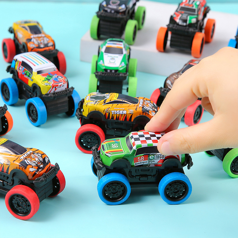 Douyin tin car, Little car, Big Foot, Monster street stall, Rebound car, children's toy car, racing car, gift, kindergarten small gift Specification drawing