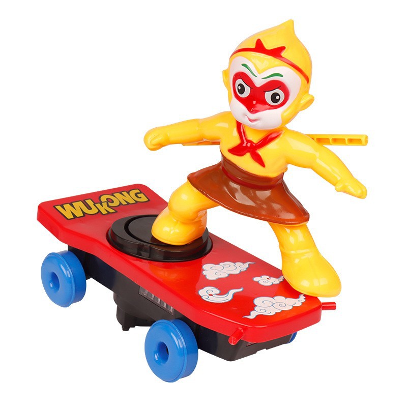 The same Spider-Man stunt scooter as Douyin, featuring electric and colorful stunts that won't fall Spider-Man, supports drop shipping Item Picture