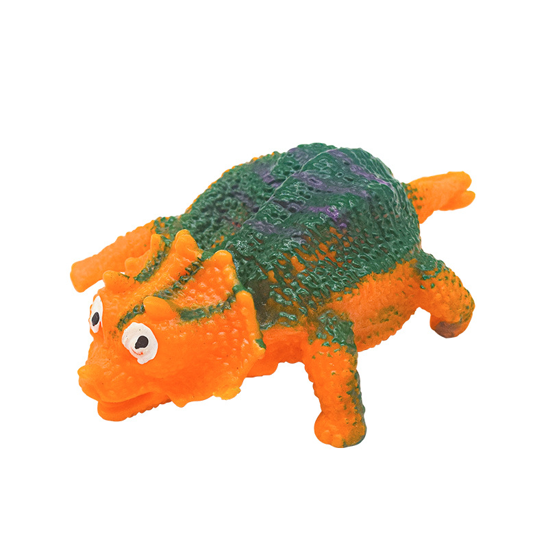 Silicone inflatable dinosaur with adjustable size and inflatable needle tube is a popular children's toy. It is a realistic Q-version dinosaur Item Picture