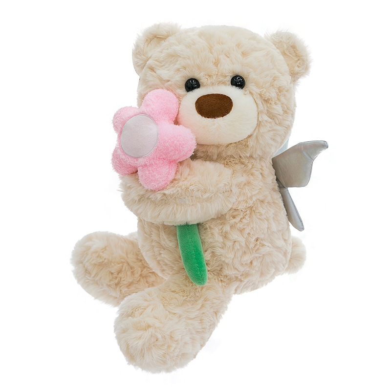 New cute Giforte Bear Flower Fairy plush toys, couple bear figurines, love confession gifts wholesale Item Picture