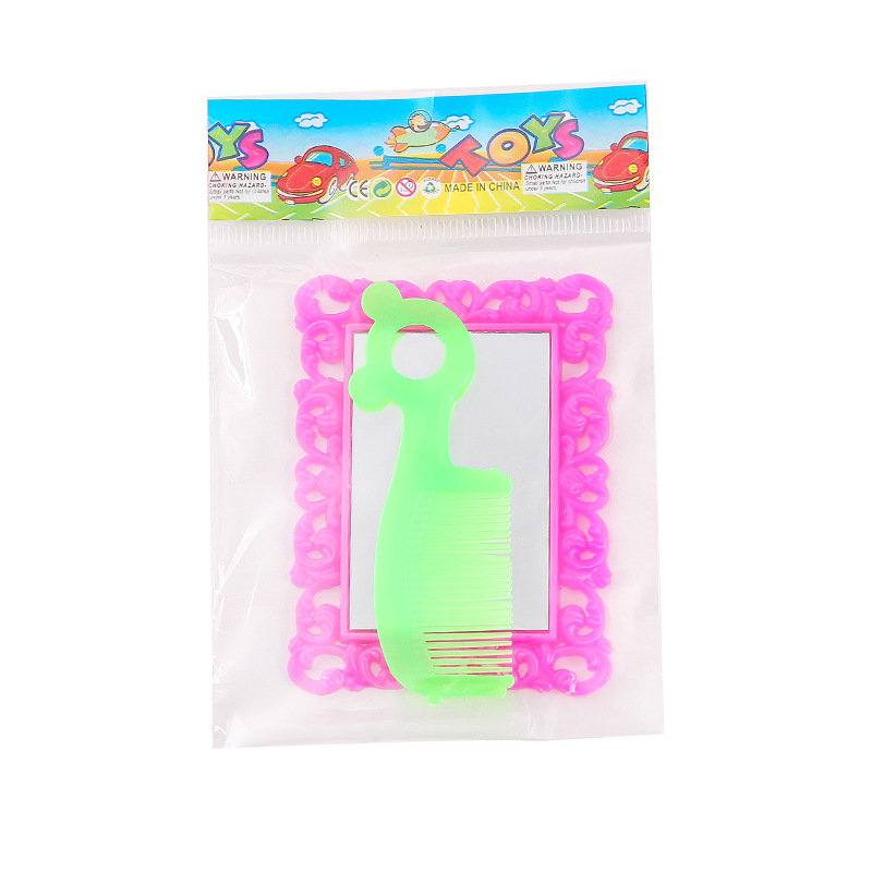 Cute and portable small round mirror, tinplate portable mirror, cartoon single-sided mirror, small gifts for students, small prizes for kindergartens Item Picture
