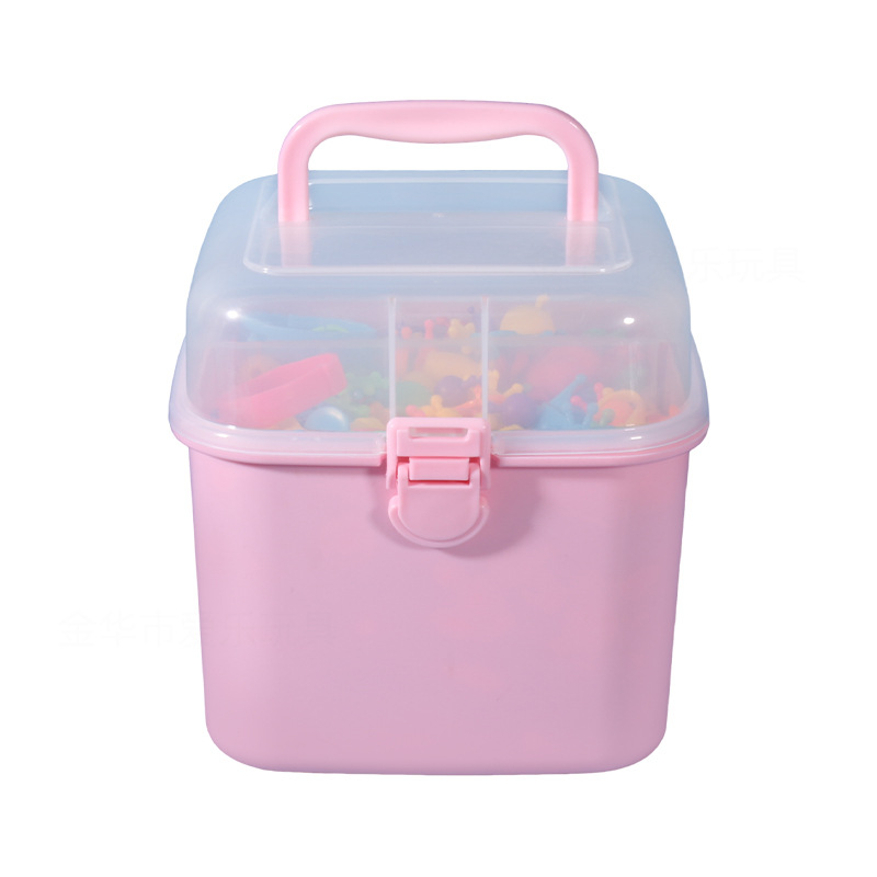 500 creative pop beads from the source factory, children's beads, toy beads, diy girls' bracelets and necklaces Item Picture