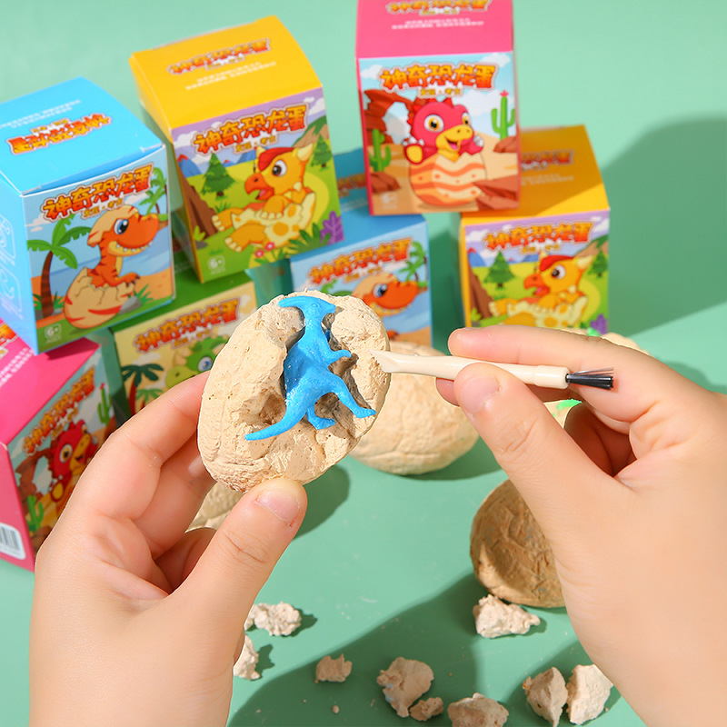 Dinosaur egg archaeological excavation, cross-border toy Tyrannosaurus rex simulation dinosaur model, children's educational toy wholesale full figure