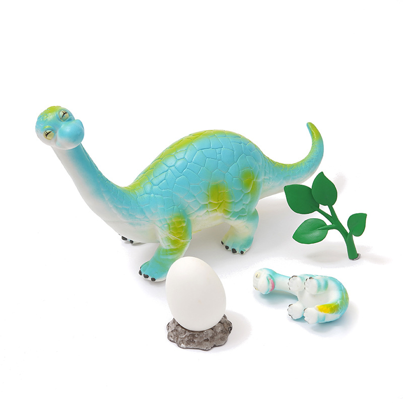 2021 New soft rubber dinosaur model toy, mother and child dragon, Amazon export children's toy simulation dinosaur Application Scenario