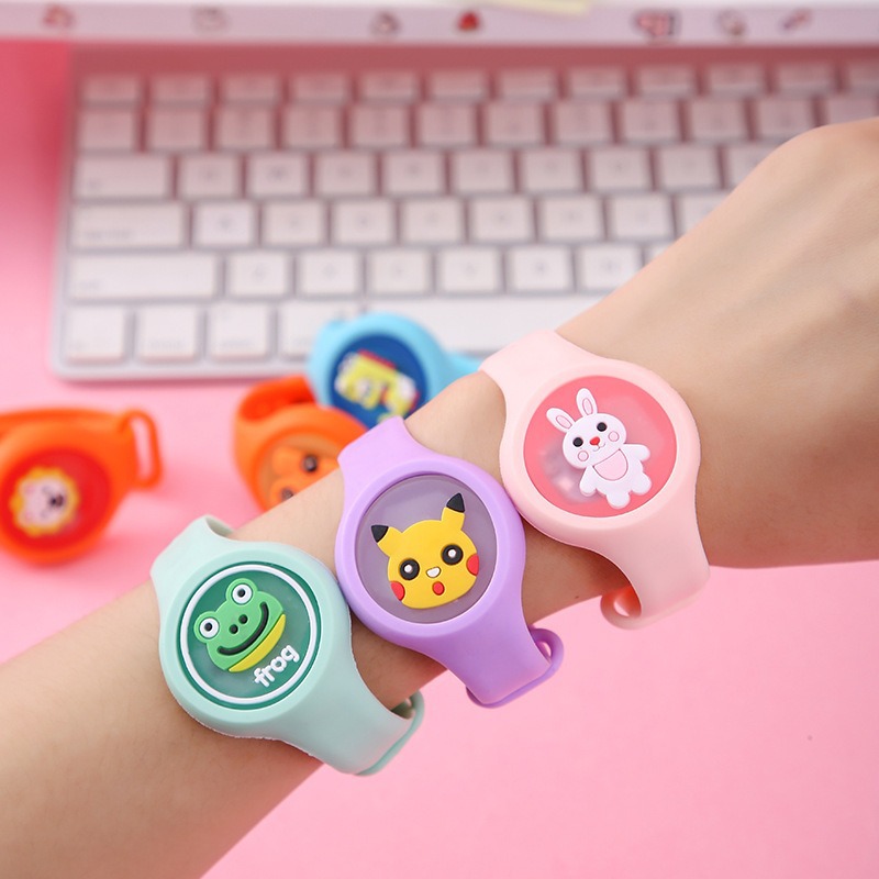 Cartoon mosquito repellent wristbands, children's flashing toys, watches, student prizes, gifts, street stalls, night markets, toy supplies wholesale Specification drawing