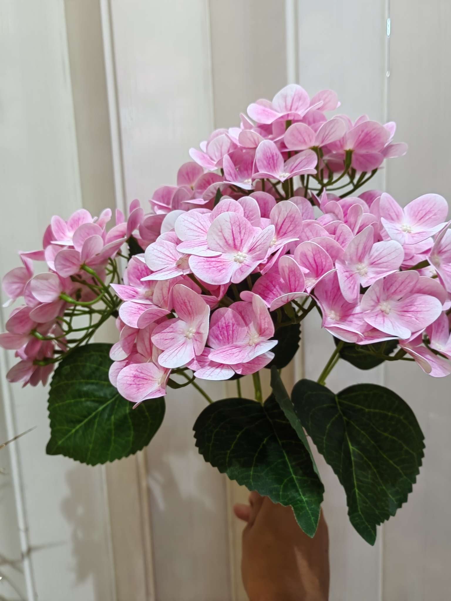 Five hydrangea artificial flowers and plants detail image 5