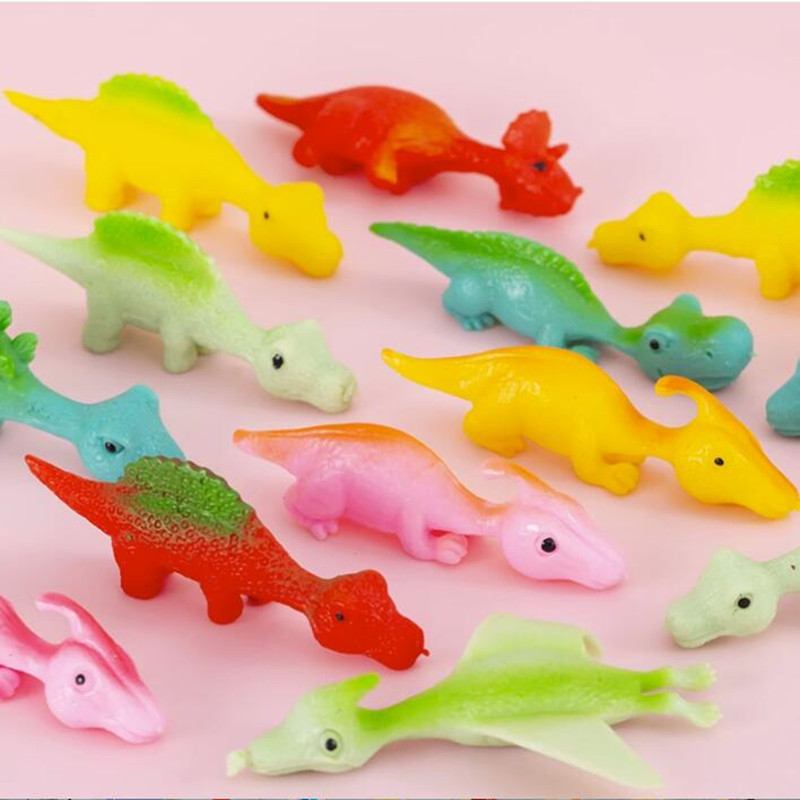 Creative dinosaur ejection children's cute toys reward the whole class of primary school students with fun points to exchange for gifts details Picture