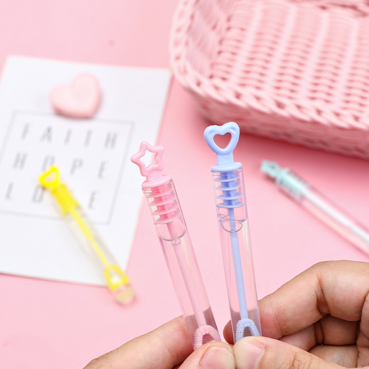 48-piece mini bubble sticks that are unbreakable and not easy to break, small portable test tube bubble glue bubble water stick toys Specification drawing