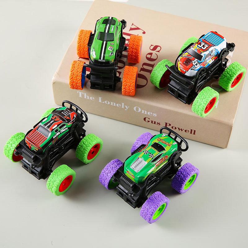 Children's toys, four-wheel drive inertial stunt off-road vehicles, boys' toy cars, alloy car models, street toy wholesale Application Scenario