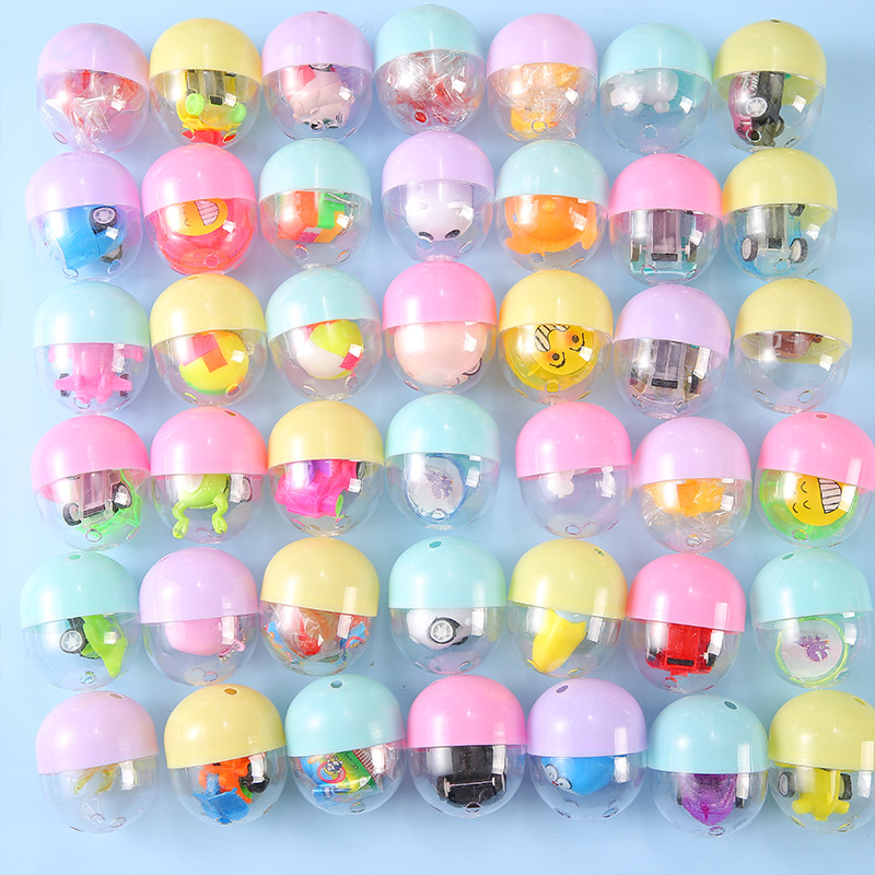 47x55mm oval Gacha mixed assembly Gacha ball 47*55mm toy car gacha Kindergarten Award details Picture