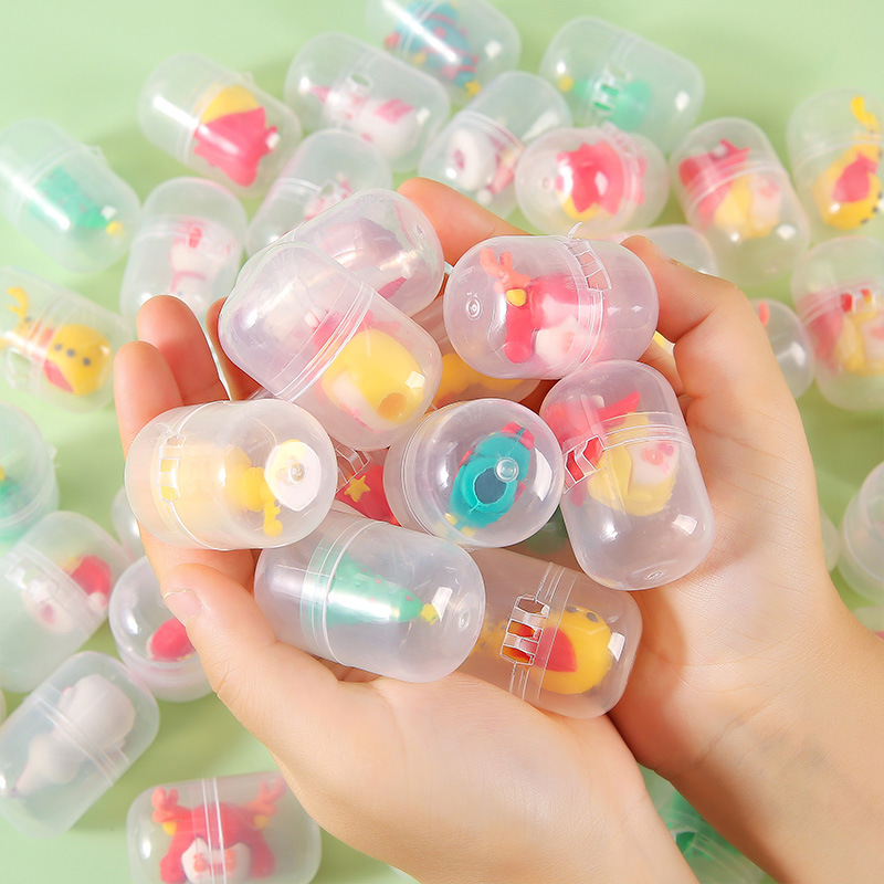 New Christmas gacha machine toy blind box, Christmas doll, children's kindergarten interactive gacha toy gift details Picture