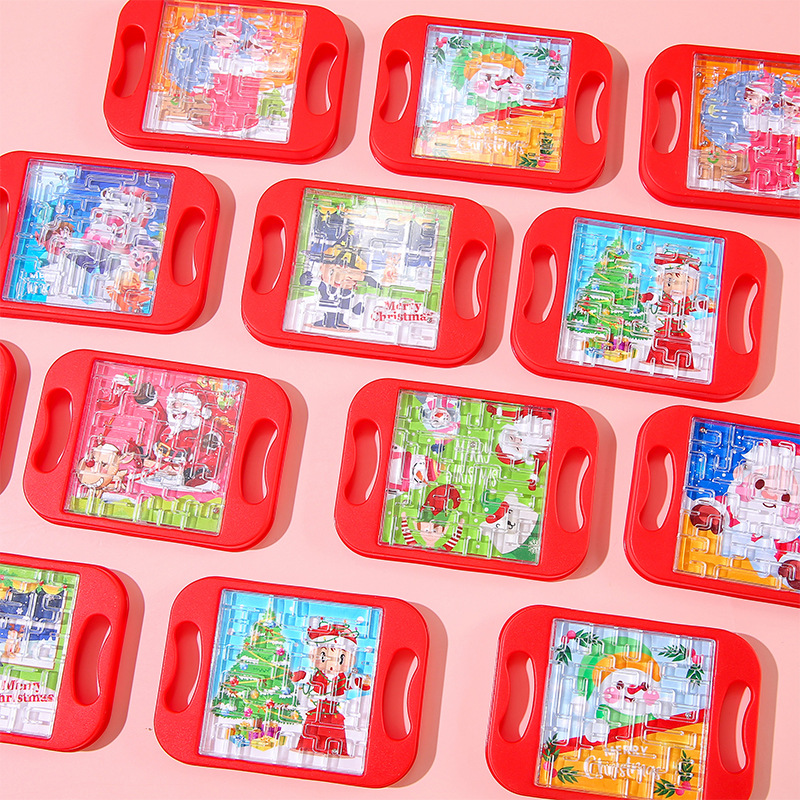 Kindergarten educational balance ball toys, handheld walking ball maze game, balance balls, children's Christmas gifts details Picture