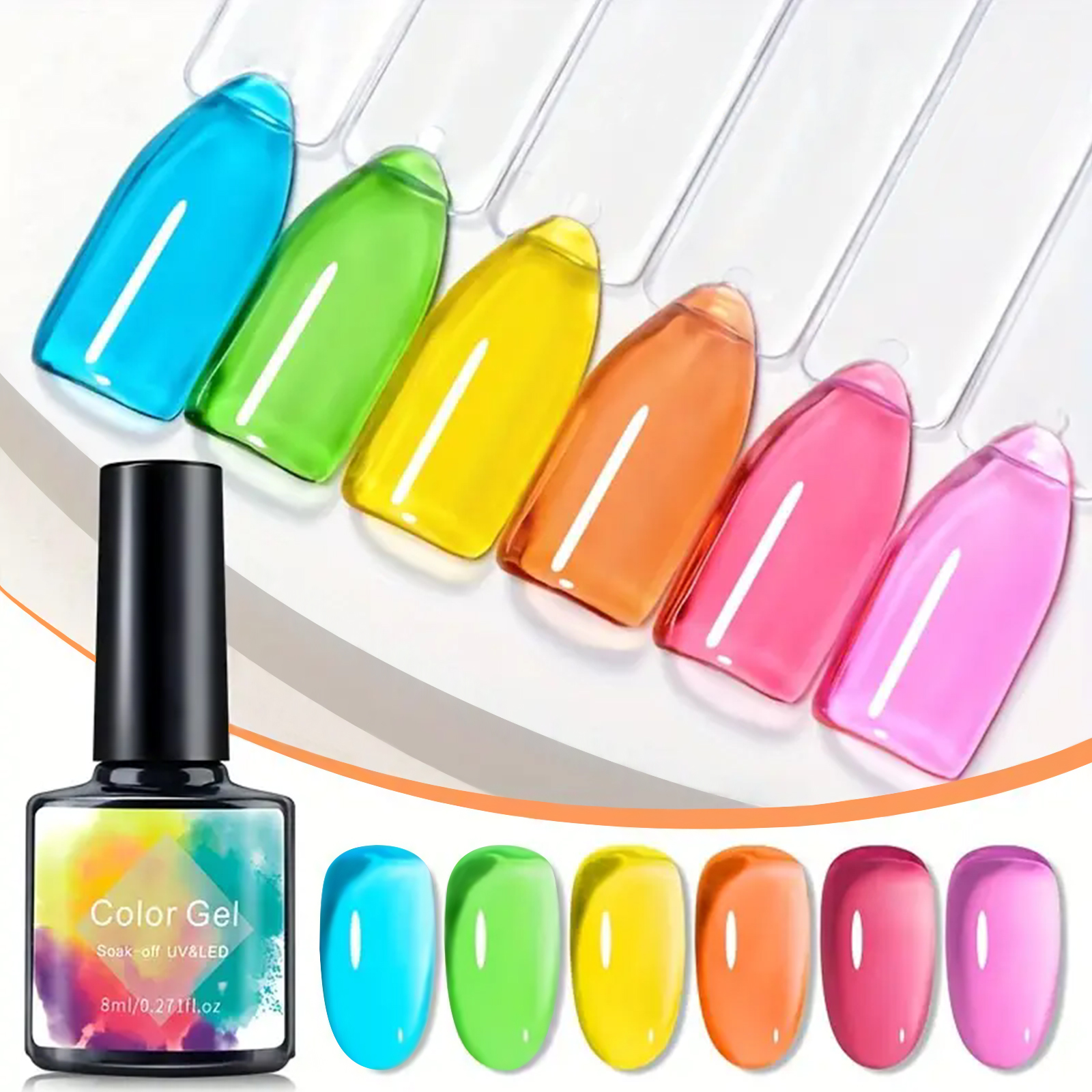 New nail polish set, exclusive for cross-border nail salon nail polish, phototherapy glue, color glue, nail polish can be OEM Specification image