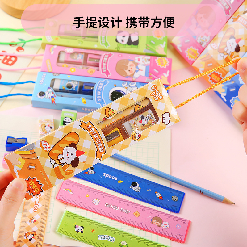 Primary school student pencil prize, Children's Day gift, kindergarten birthday souvenir, hand-held stationery set, pencil gift box Application Scenario