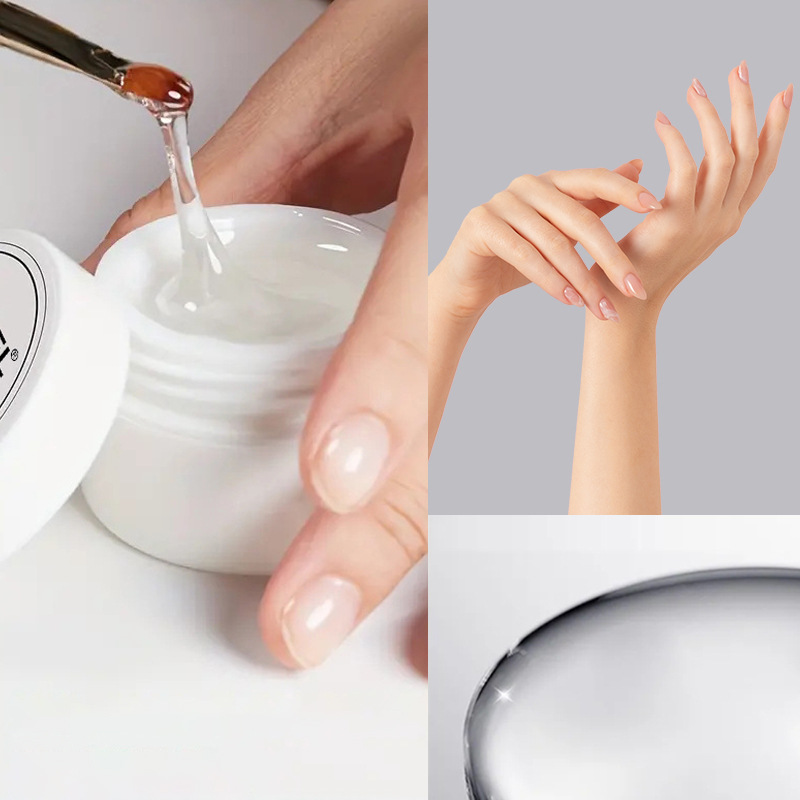 The new five-in-one model glue, phototherapy glue, paperless tray construction and extension glue are exclusively available for factory wholesale at nail salons Item Picture