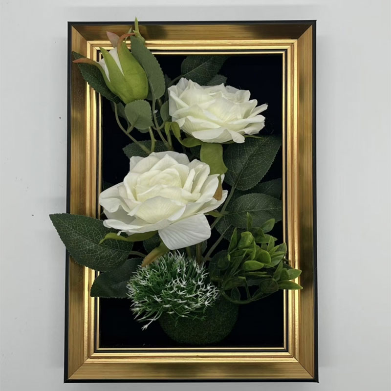 High-quality borosilicate glass balls from Yiwu, including decorative flowers. Fresh home decor items! Photo frame flower details Picture