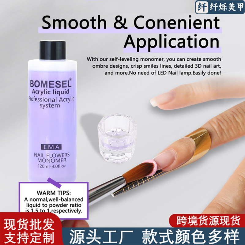 Cross-border bestseller nail art crystal liquid factory in stock: Nail lengthening, engraving and diamond sticking crystal liquid, quick-drying water cleaning liquid pic 1