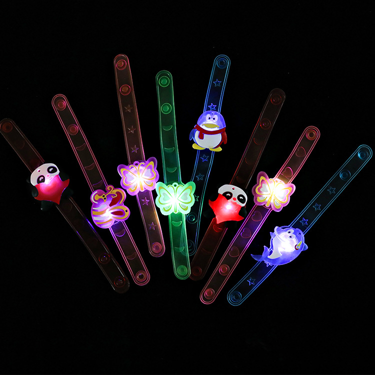 Cartoon luminous wristbands, luminous toys, children's watch bands, night market promotion wonders, hot-selling children's gifts full figure