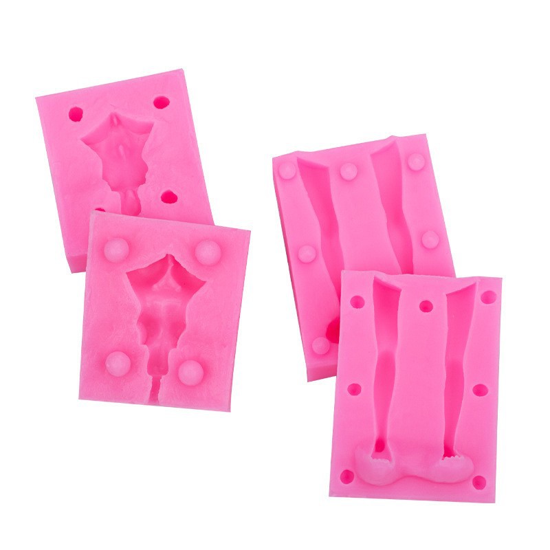 DIY ultra-light clay soft clay figurines for girls, unisex body molds, fondant silicone molds in stock Application Scenario