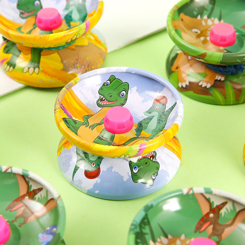 Alloy yo-yo balls, yoyo boys' spinning yo-yo balls, line-controlled toys, children's small gifts, street stall gifts wholesale Specification drawing