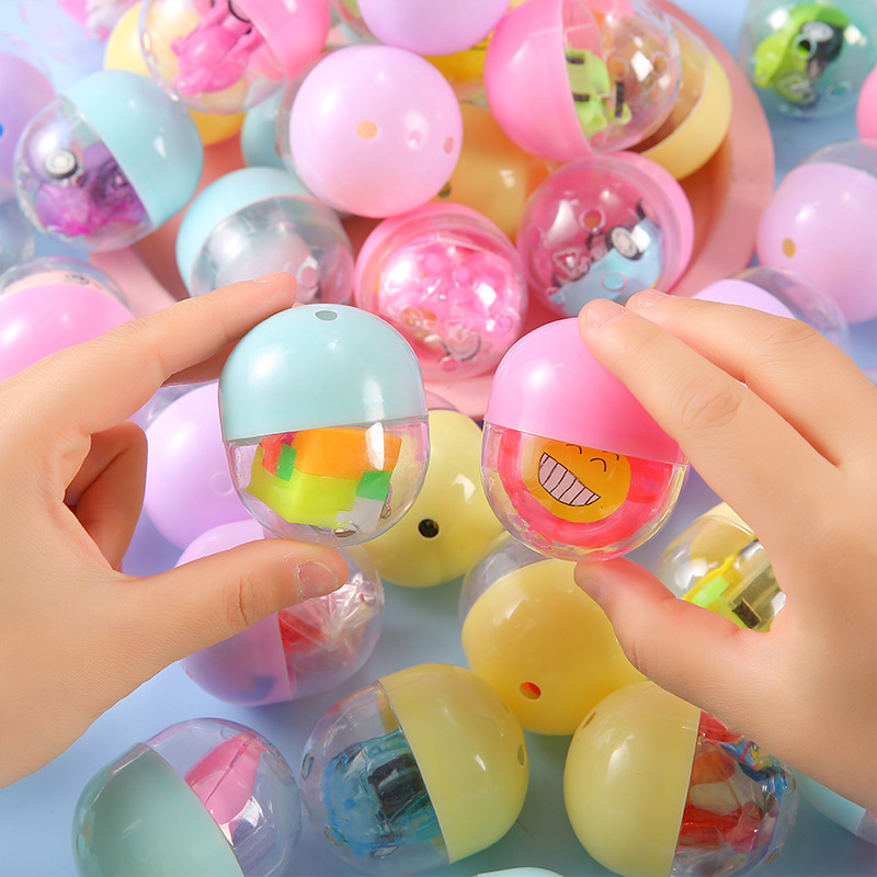 47x55mm oval Gacha mixed assembly Gacha ball 47*55mm toy car gacha Kindergarten Award Specification drawing