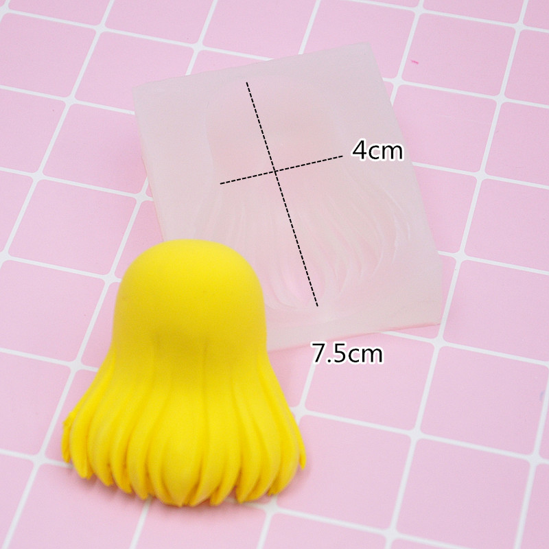 Ultra-light clay mold face and hair mold face figure 3.5cm face and hair style silicone mold Application Scenario