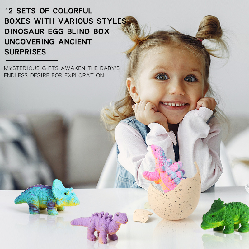 Cross-border best-selling novel dinosaur egg hatching toys, early education and intelligence children's expansion eggs, resurrection eggs toys wholesale Item Picture