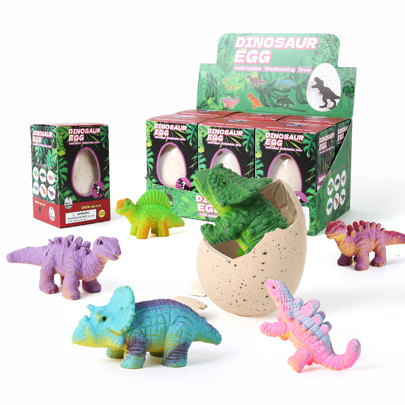 Cross-border best-selling novel dinosaur egg hatching toys, early education and intelligence children's expansion eggs, resurrection eggs toys wholesale full figure