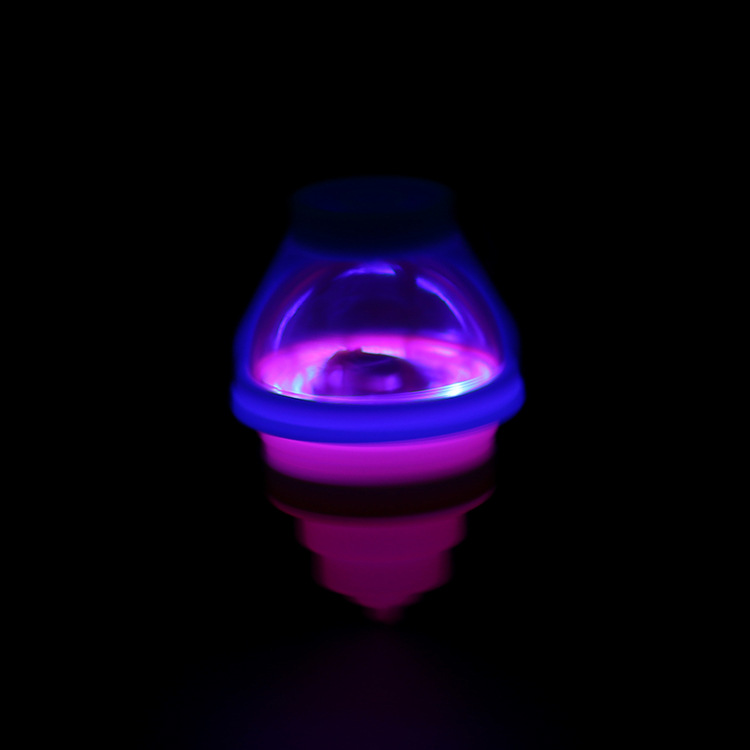 Creative children's flashing luminous spinning top chain-up toy, colorful spinning top ejection belt launcher, student prize Application Scenario