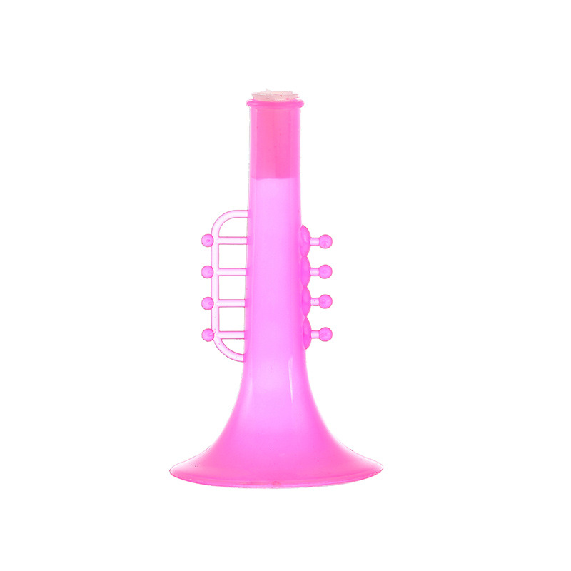 Wholesale of children's plastic transparent mini trumpet instruments, gashapon, fun eggs, street stalls, gifts, toys, and kindergarten gifts Item Picture