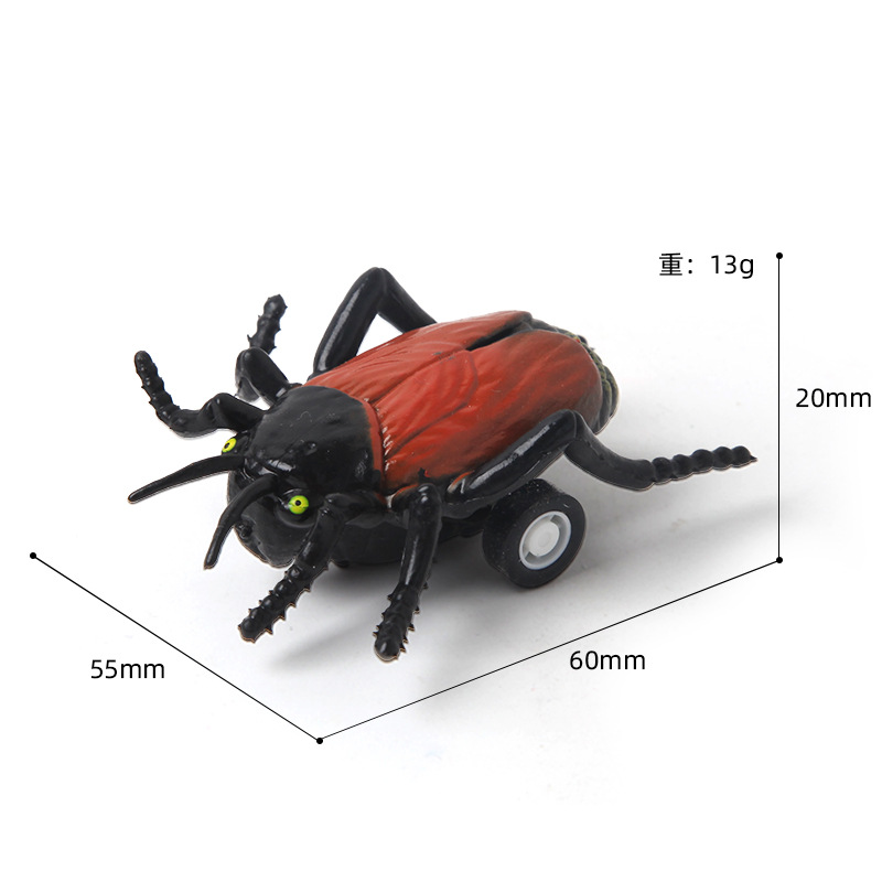 Cross-border new cartoon insect toy cars for boys, girls, children, beetles, durable inertial vehicles, toys, wholesale at street stalls Item Picture