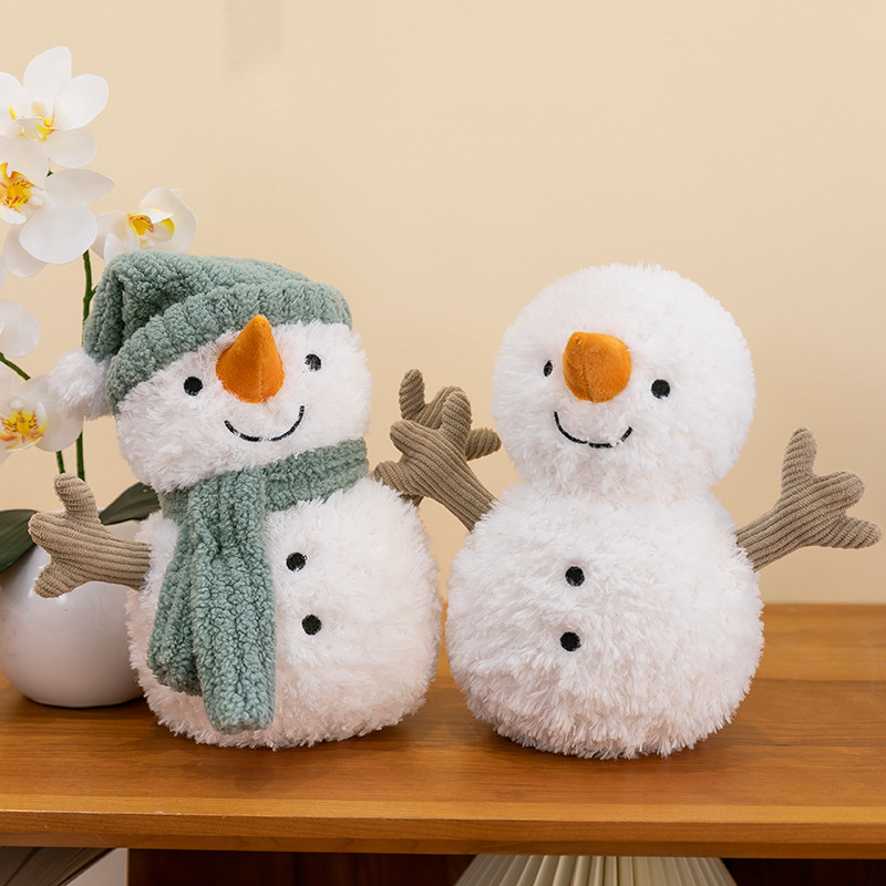Cross-border Love Sami snowman plush toys, soft dolls, stuffed toys, small throw pillows, home decorations, Christmas gifts full figure