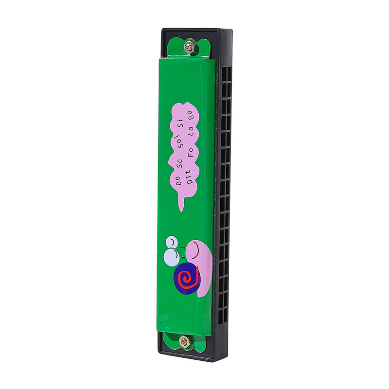 Creative children's harmonica music teaching AIDS for kindergartens, metal harmonica toys for primary school students to learn to play wind instruments Item Picture