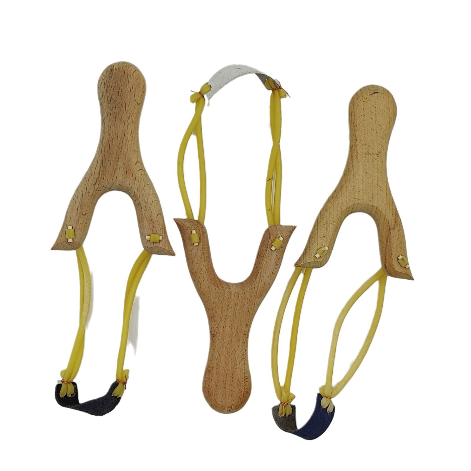 Traditional beech wood slingshot, solid wood, pure handcrafted, beech wood slingshot, children's toy, slingshot made of wood with reverse curvature Item Picture
