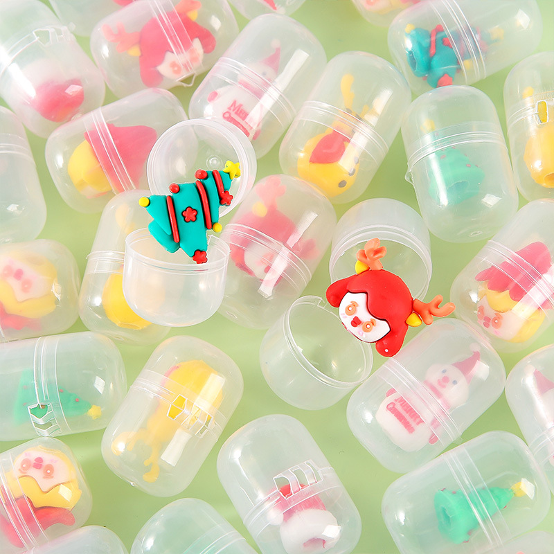 New Christmas gacha machine toy blind box, Christmas doll, children's kindergarten interactive gacha toy gift full figure