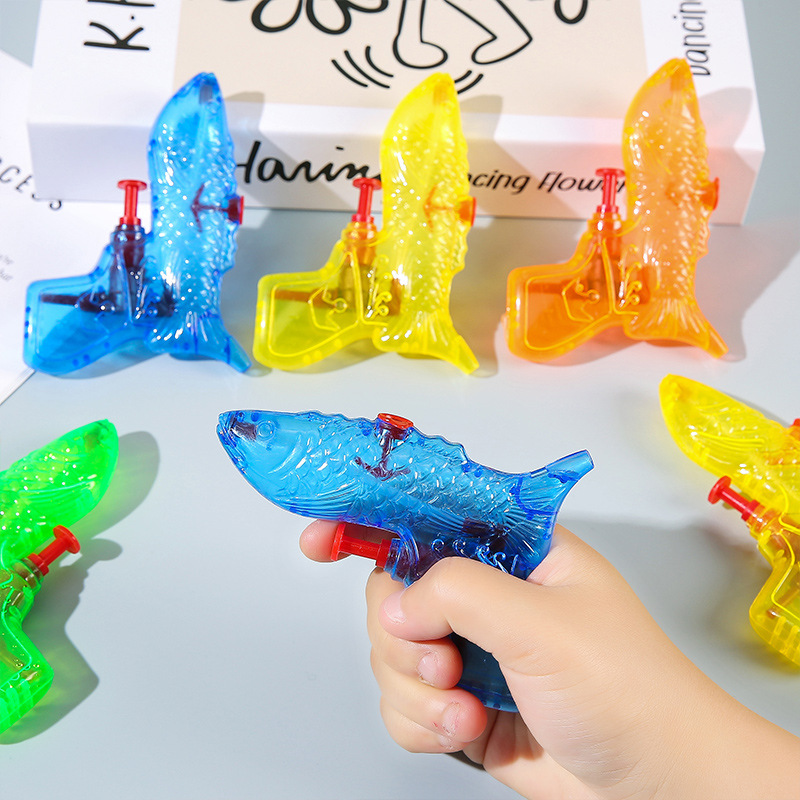 Wholesale of children's toy water guns, plastic transparent small water guns, mini water spray guns, summer beach children's water play toys Specification drawing