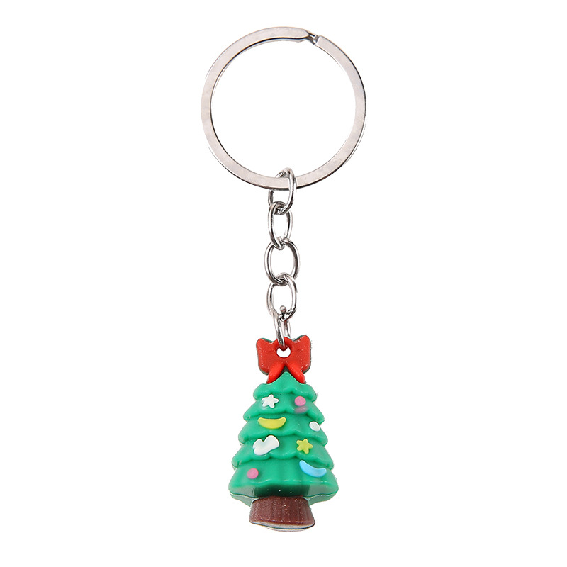 Christmas keychain pendants, creative Christmas key chains, Santa Claus Christmas tree small gifts factory wholesale Item Picture